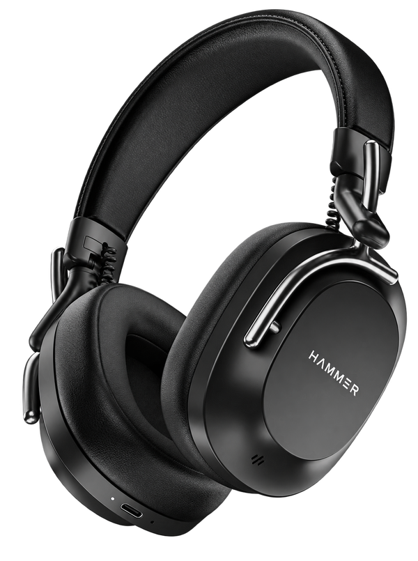 Bash Pro Wireless Headphones with 33db Hybrid ANC & Quad Mics