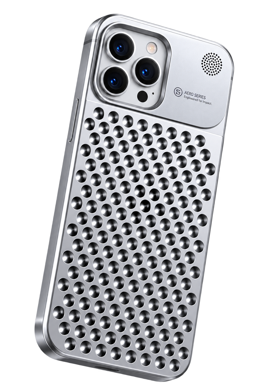 Aero Matic Silver Fragrance Phone Case