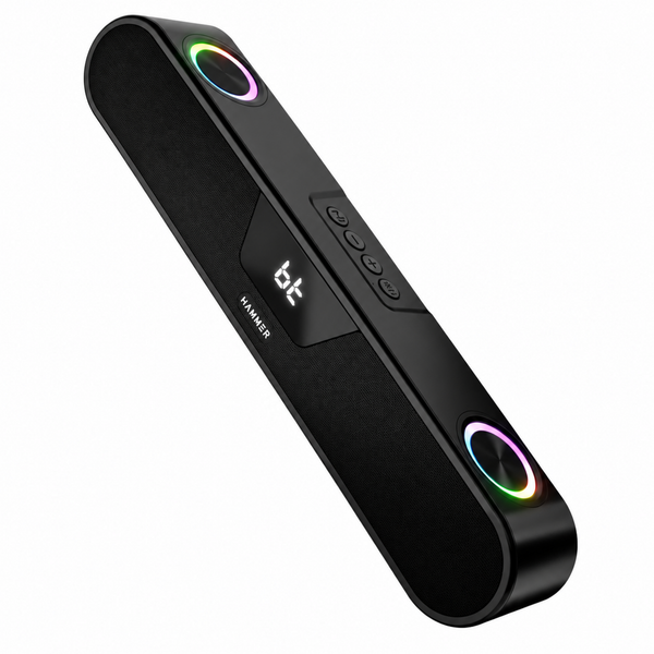 BeatBox 24W Output Bluetooth Soundbar With RGB Lights and Upto 8 Hours Playtime